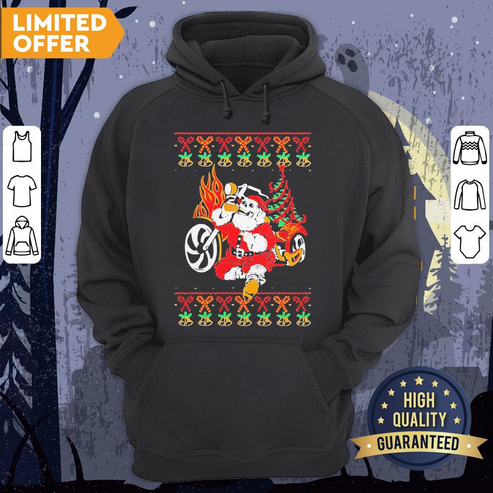 Santa Bad Drink Christmas Shirt - Image 5