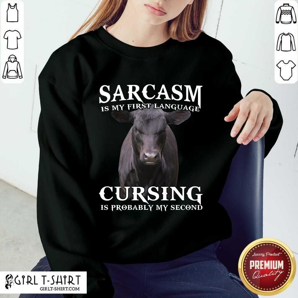 Sarcasm And Cursing Shirt - Image 4