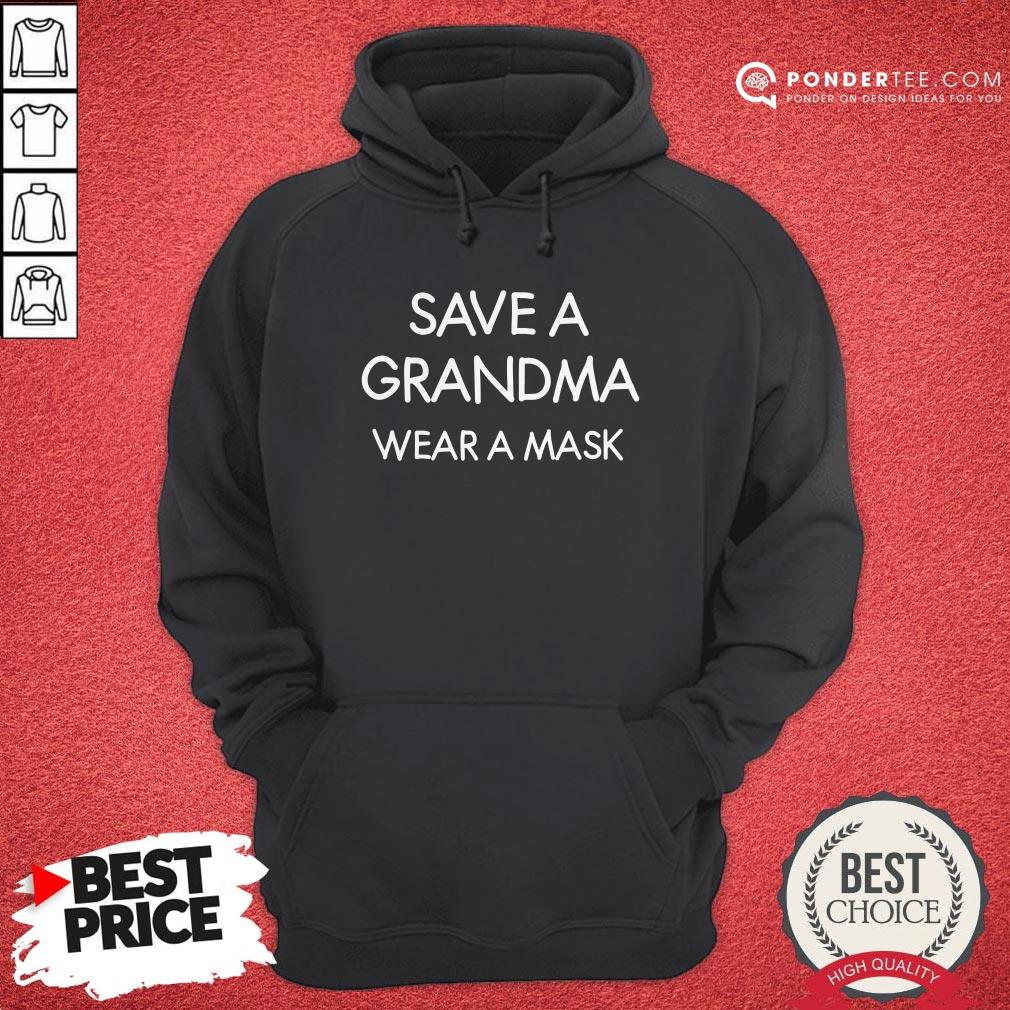 Save A Grandma Wear A Mask Funny Joke Sarcastic Family Shirt - Image 5