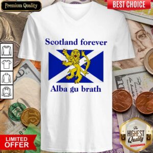 Alternative view of Scotland Forever Alba Gu Brath Shirt