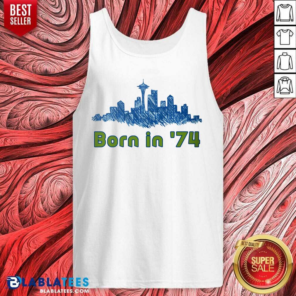 Seattle Sounders Born In 74 Necklace Shirt - Image 3