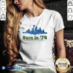 Alternative view of Seattle Sounders Born In 74 Necklace Shirt