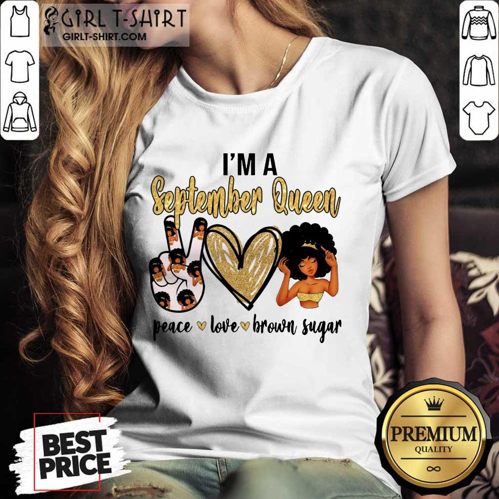 September Queen Peace Love Brown Sugar Shirt - Image 2