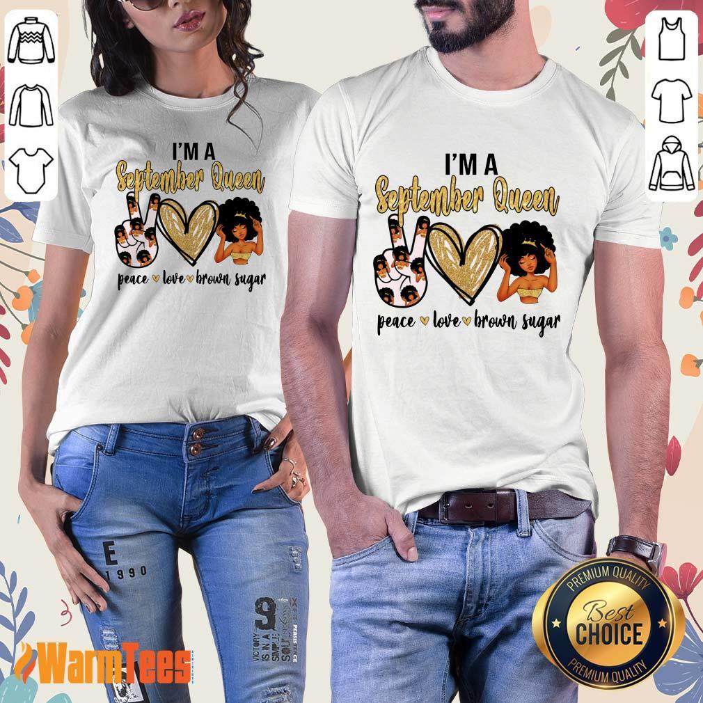 September Queen Peace Love Brown Sugar Shirt - Image 2