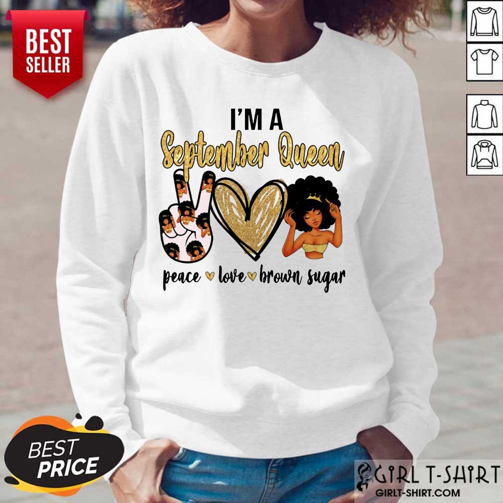 September Queen Peace Love Brown Sugar Shirt - Image 5