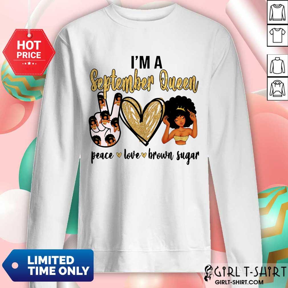 September Queen Peace Love Brown Sugar Shirt - Image 4