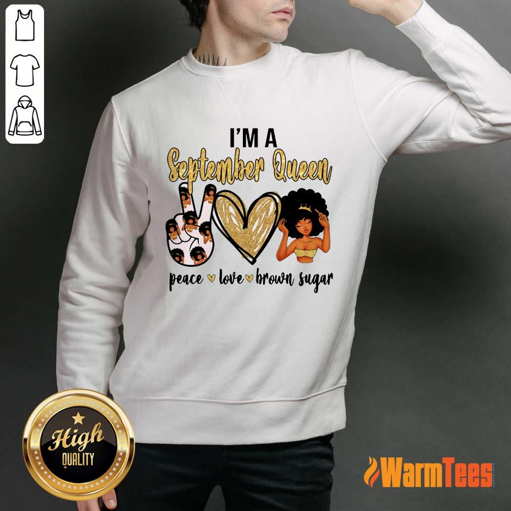 September Queen Peace Love Brown Sugar Shirt - Image 5