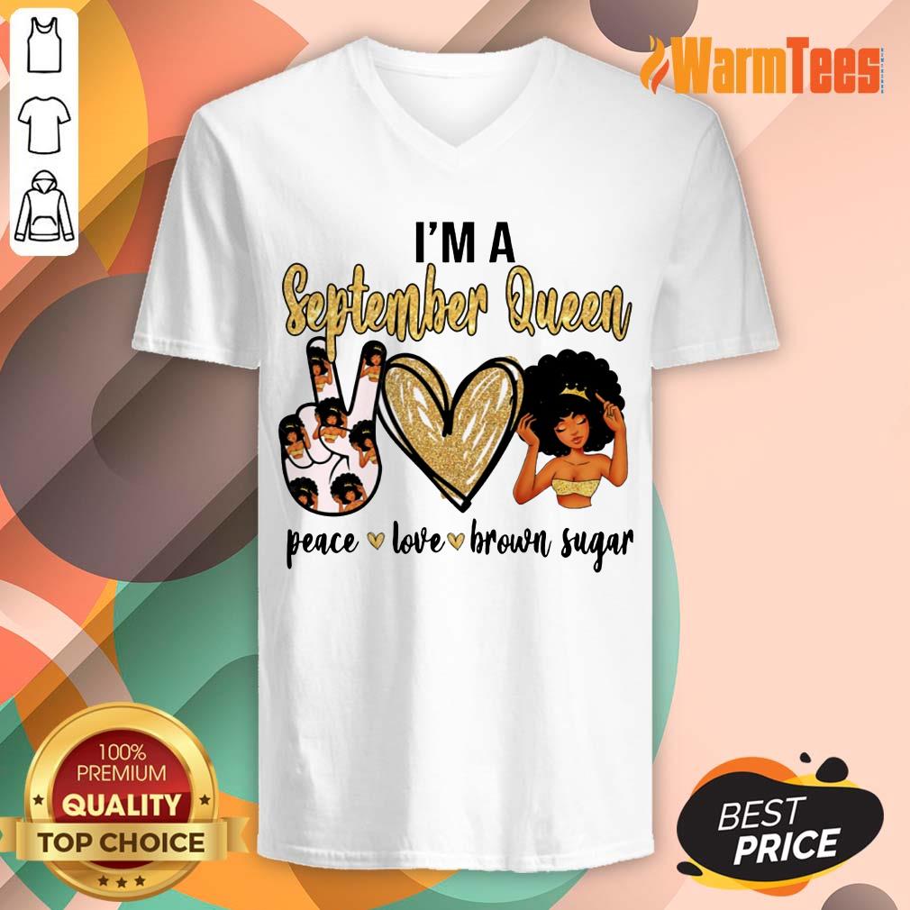 September Queen Peace Love Brown Sugar Shirt - Image 4
