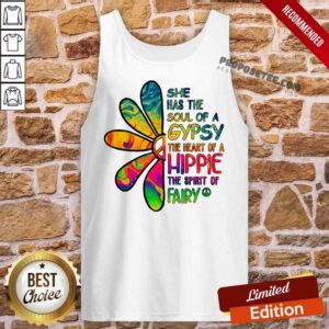 Alternative view of She Has The Soul Of A Gypsy The Heart Of A Hippie Fairy Shirt