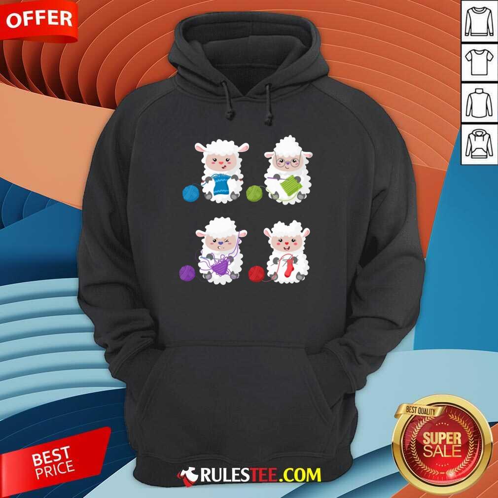 Sheep Knitting Lover Shirt - Image 4