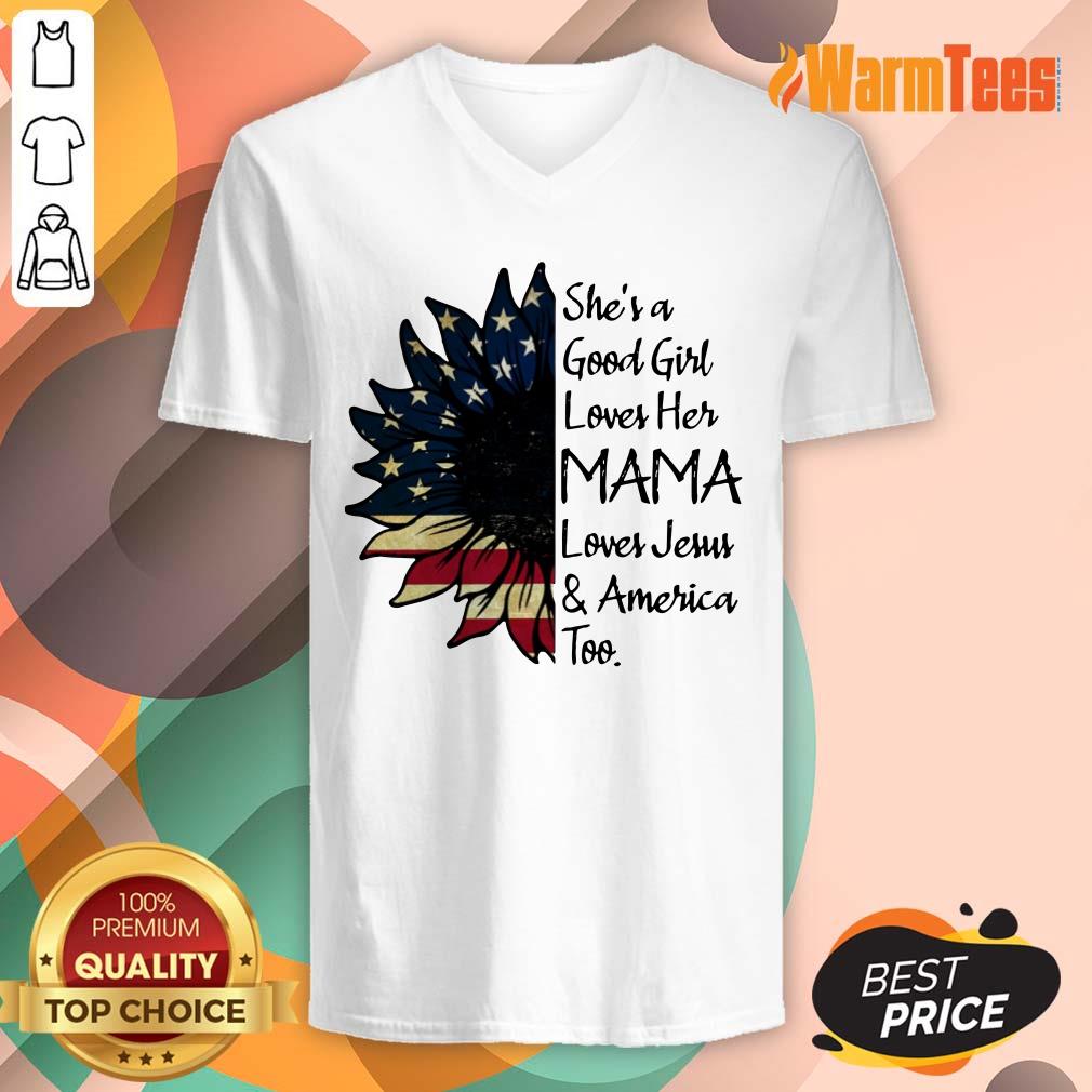 She's A Loves Her Mama Sunflower Shirt - Image 4