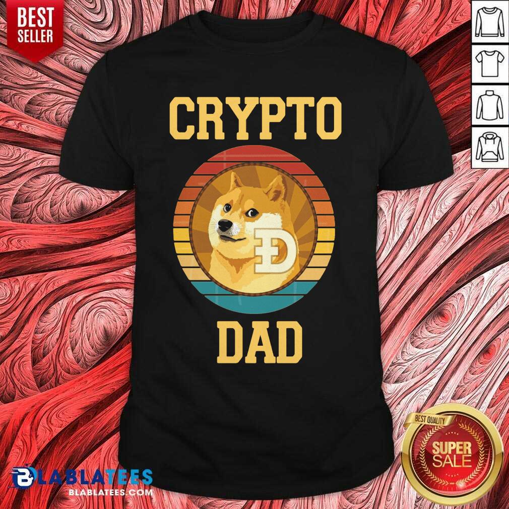 Shiba Inu Crypto Dad Shirt