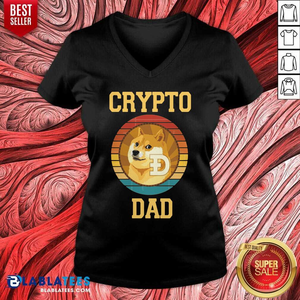 Shiba Inu Crypto Dad Shirt - Image 2