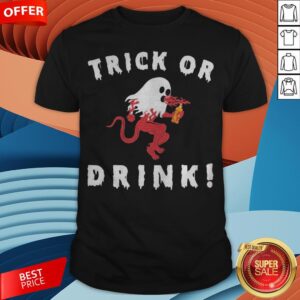 Grateful Ghost Trick Or Drink Halloween Shirt