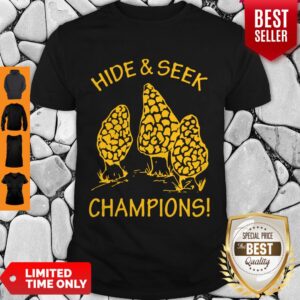 Official Morel Mushrooms Hide And Seek World Champion 2020 Shirt