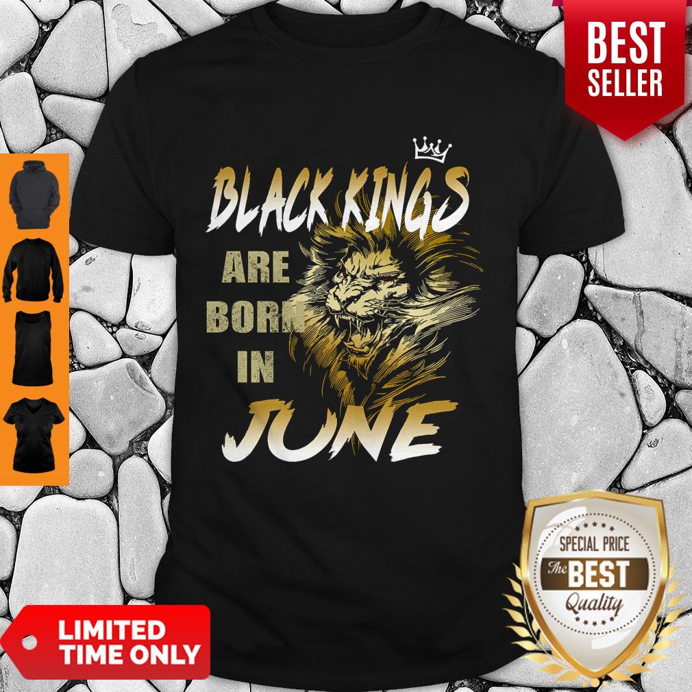 Good Lion Black Kings Are Born In June T-Shirt