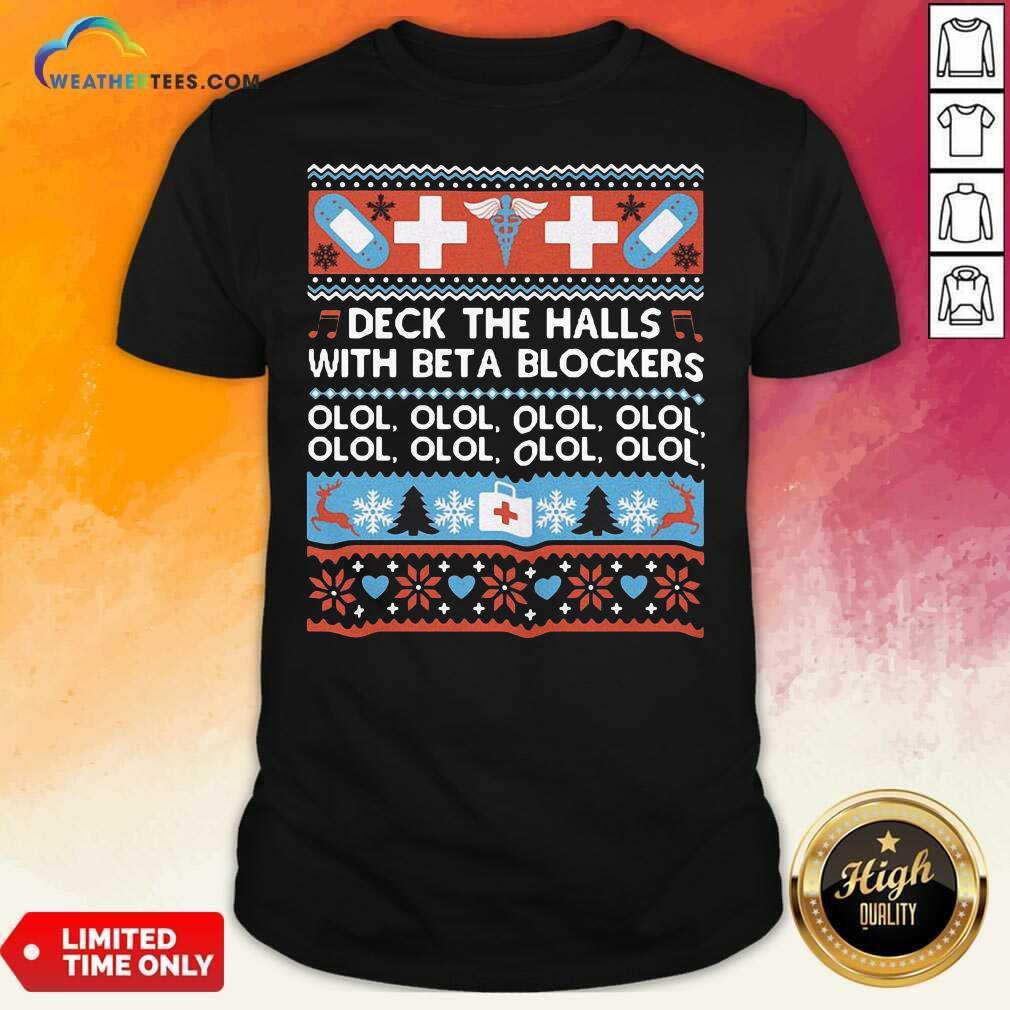 Premium Deck The Halls With Bet A Blockers Shirt