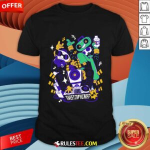 Deltarune Best Musical Trio Sweet Cap'n Cakes Black T-shirt