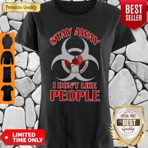 Premium Jack Skellington Stay Away I Don’t Like People Shirt