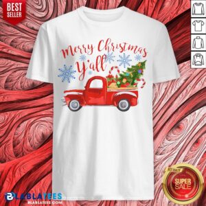 Hot Truck Merry Christmas Y’all Shirt