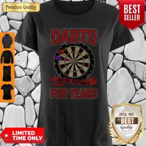Awesome Darts Social Distance Training For Years Shirt