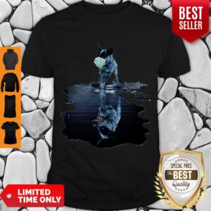 Nice Australian Cattle Dog Mask Reflection Water Mirror Shirt