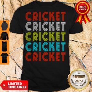 Premium Cute Cricket Cricket Cricket Cricket Cricket Color Shirt
