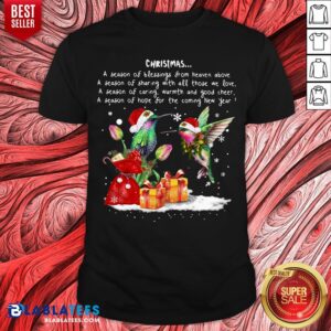 Good Hummingbird Christmas A Season Of Crewneck Shirt