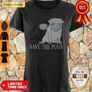 Original Save The Pugs Mask Coronavirus Shirt