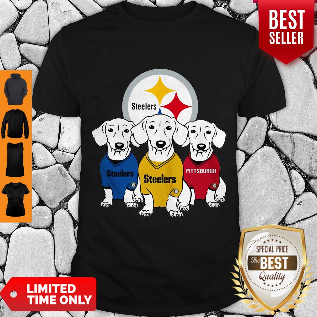 Good Dachshund Dogs Pittsburgh Steelers Logo Shirt