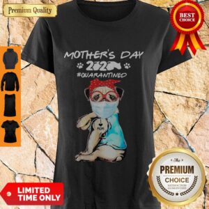 Top Pitbull Mask Tattoo I Love Mom Mother’s Day 2020 Toilet Paper Quarantined Shirt