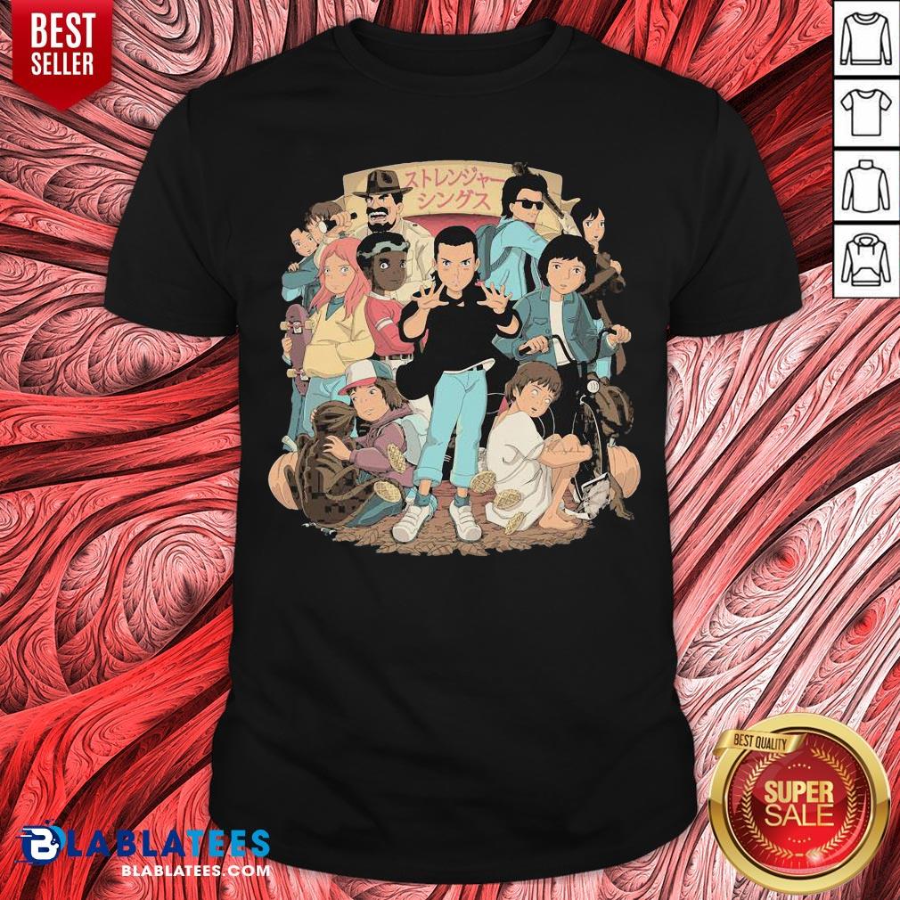 Official Stranger Things And Studio Ghibli Shirt