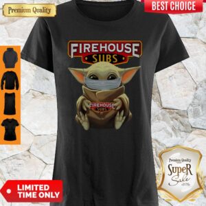 Original Baby Yoda Face Mask Hug Firehouse Subs Shirt
