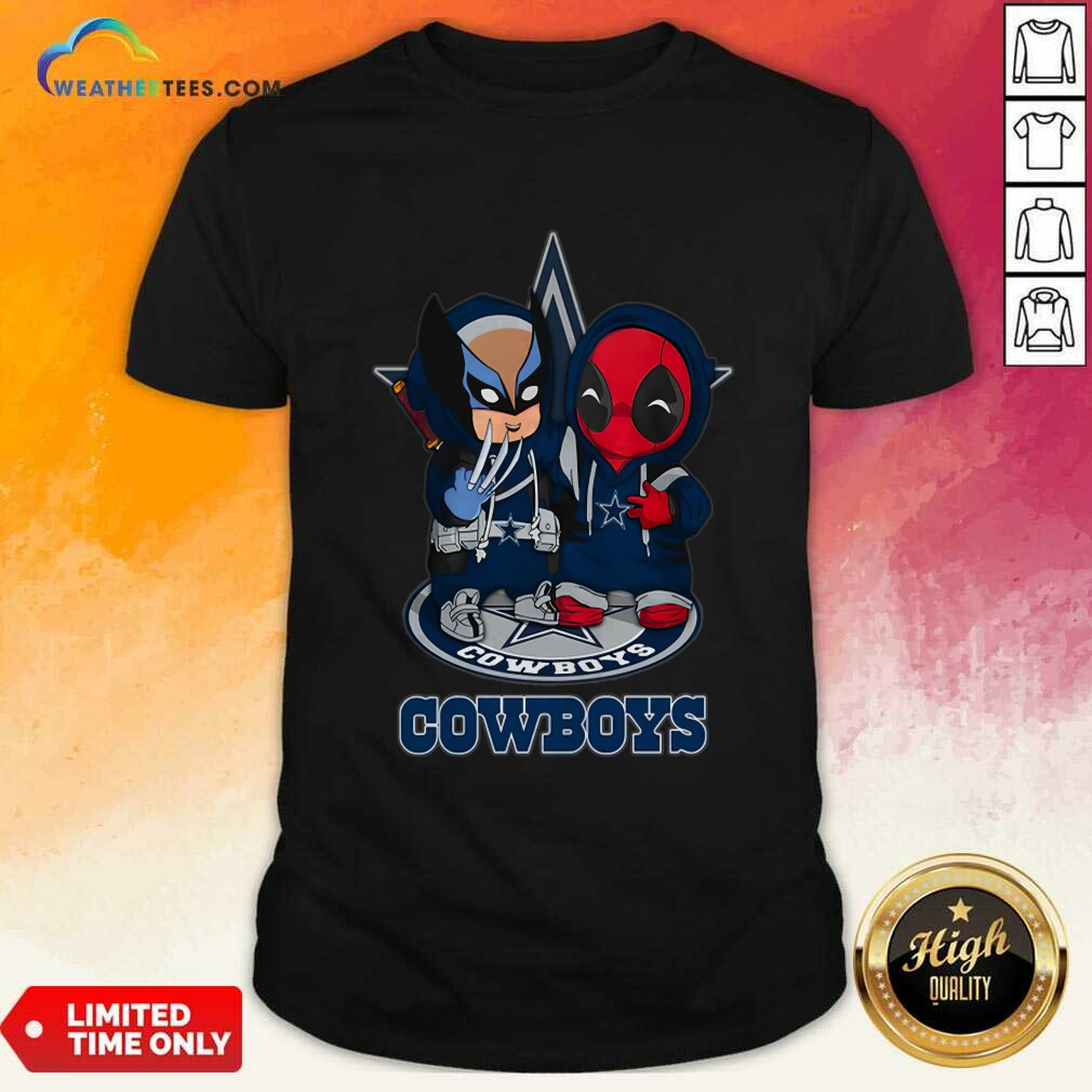 Dallas Cowboys Marvel Wolverine Deadpool True Friends T-Shirt