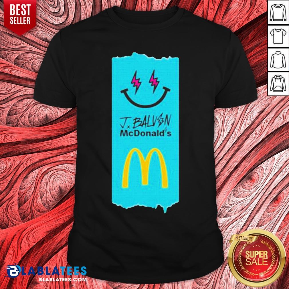 J Balvin Merch J Balvin x McDonald’s Fries Shirt