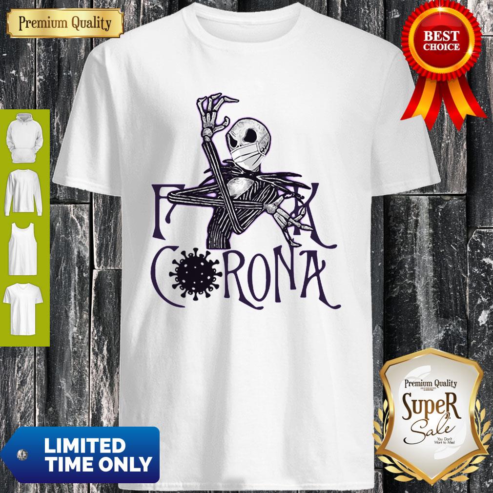 The Nightmare Before Jack Skellington Fuck Coronavirus Shirt