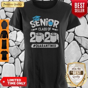 Senior Class Of 2020 Quarantine Graduation Toilet Paper Funny Shirt