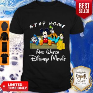 Nice Stay Home And Watch Disney Movies Mask Covid-19 Shirt