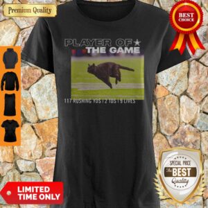 Dallas Cowboys Black Cat Play Of The Game 117 Rushing 2 TDS 9 Lives Shirt
