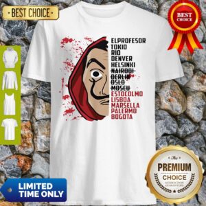 Official El Profesor Bella Ciao Limited Edition Shirt