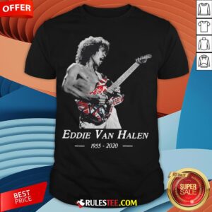Premium Rip Eddie Van Halen 1955 2020 Shirt