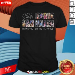 Eddie Van Halen 1955 2020 Thank You For The Memories Signature Shirt