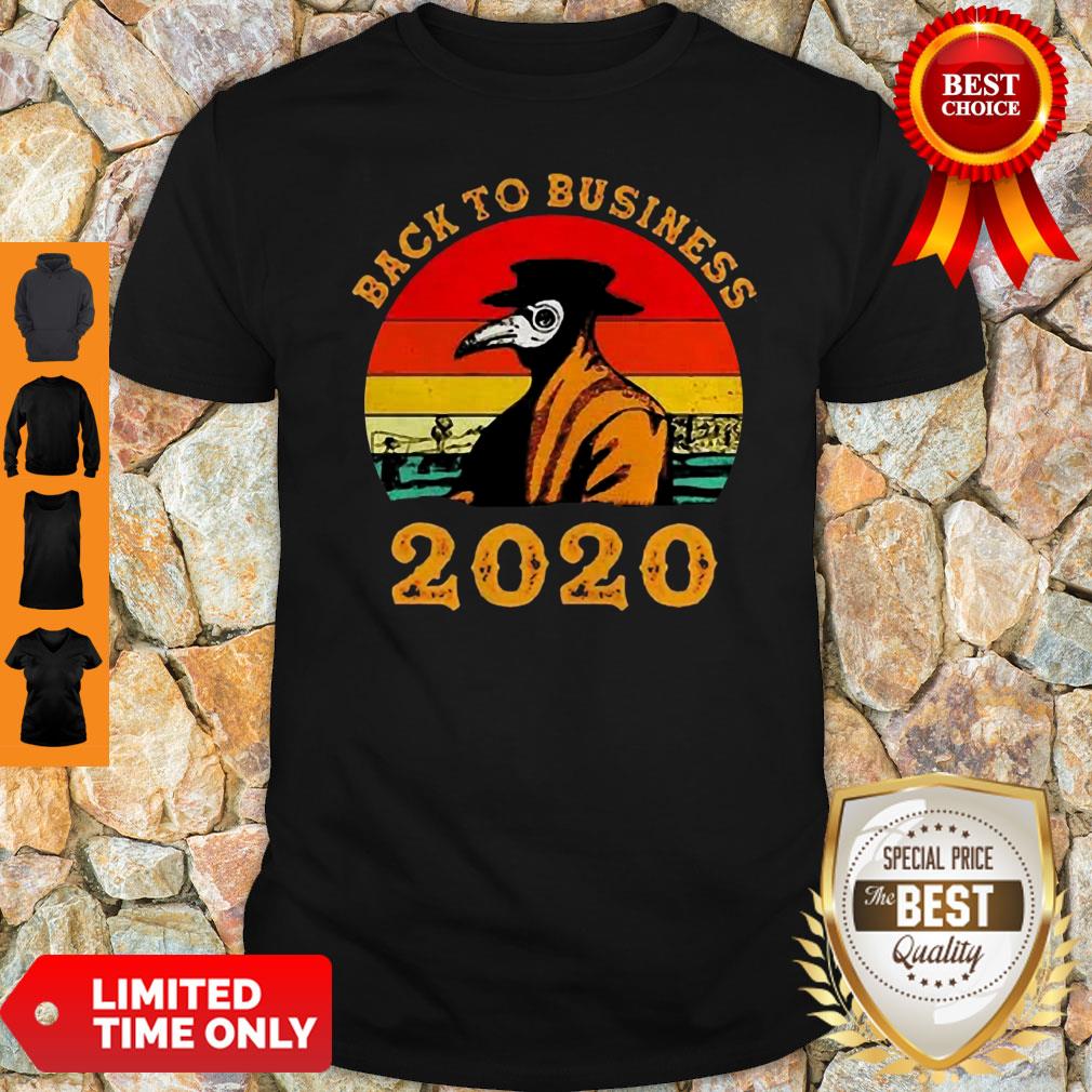 Plague Doctor Back To Business 2020 Vintage Shirt