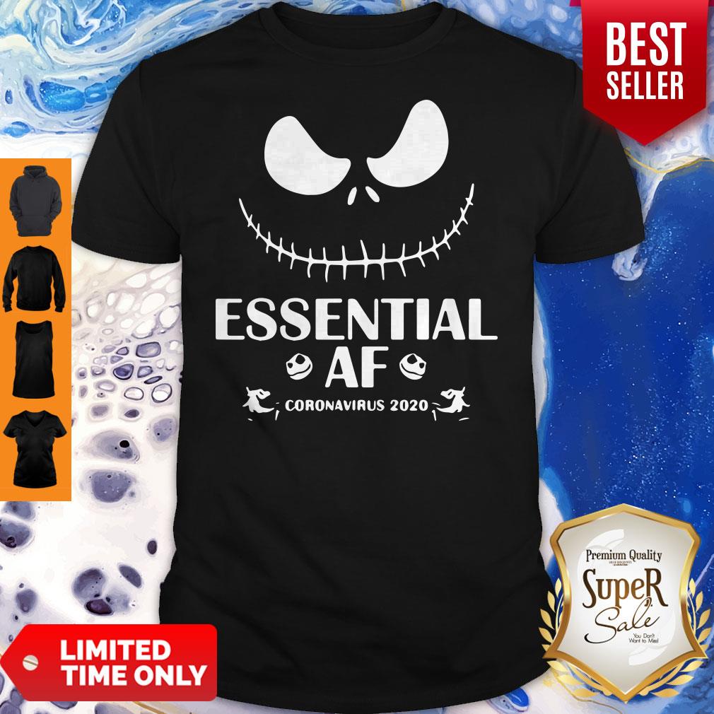 Official Jack Skellington Essential Af Coronavirus 2020 Shirt