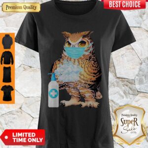 Premium Owl Mask Washing Hands Coronavirus Shirt