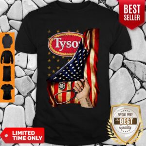Nice America Flag Tyson Foods Inside Me Shirt