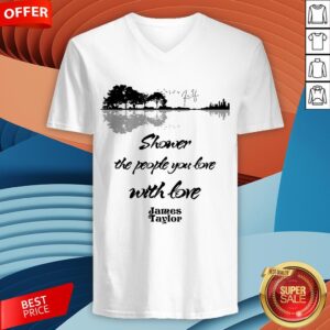 Alternative view of Shower The People You Love With Love James Taylor Signature Shirt