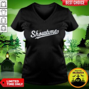 Alternative view of Showtime Baseball Halloween Shirt