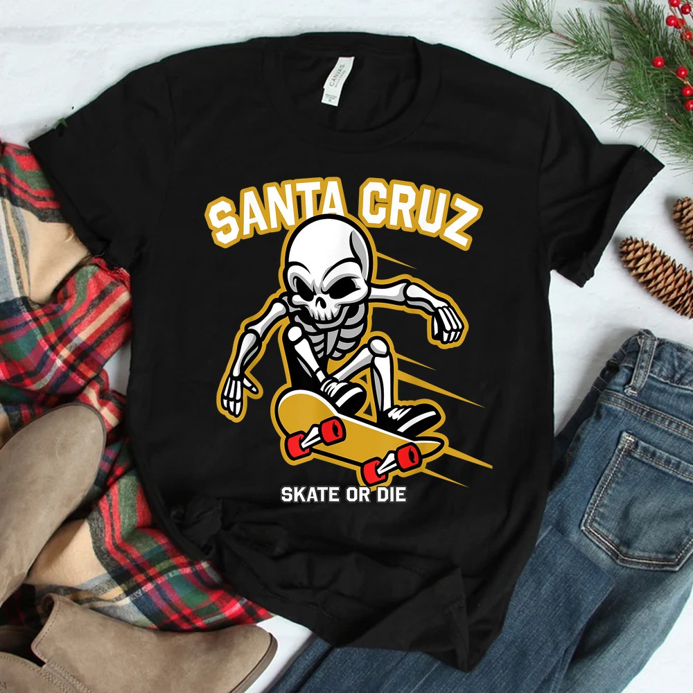 Skateboard Street Wear Santa Cruz Skull Shirt