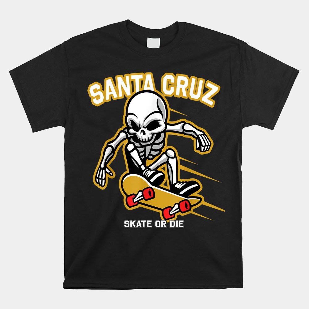 Skateboard Street Wear Santa Cruz Skull Shirt - Image 5